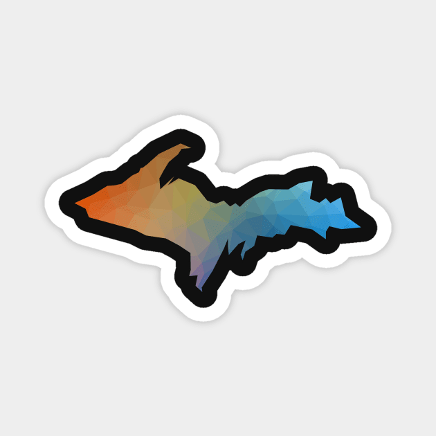 Low Poly U.P. Magnet by Bruce Brotherton