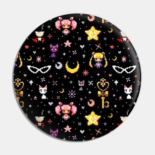 Sailor Moon family - Black Pin