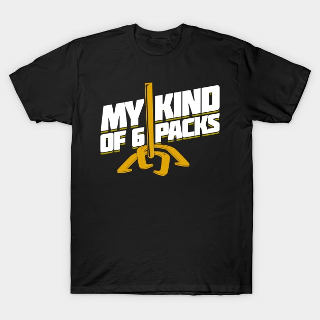 My Kind Of 6 Packs Horseshoe Pitching Game Tournament Tshirt My Kind Of 6 Packs Horseshoe Pitching Game Tournament Tshirt