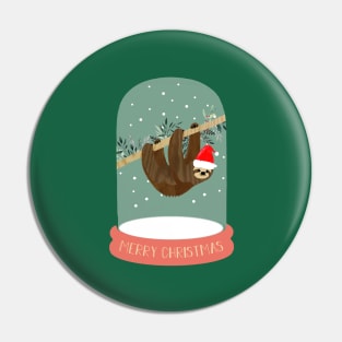 Cute xmas sloth Pin