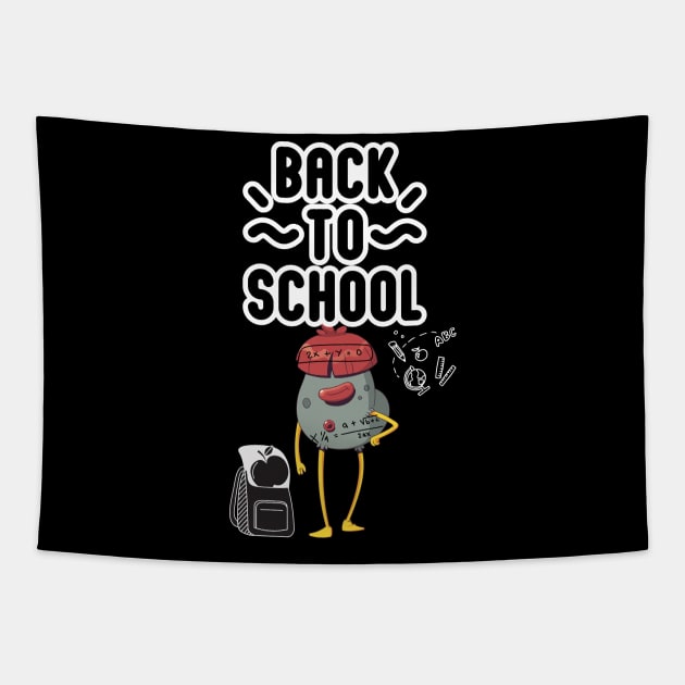 Back to school Tapestry by pokymike