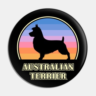 Australian Terrier Vintage Sunset Dog Pin