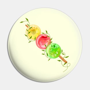 Floral Dango Pin