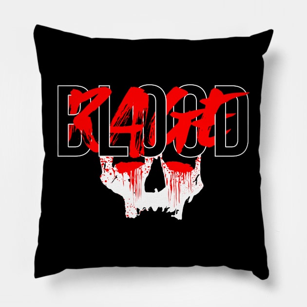 blood rage!! Pillow by k4k7uz