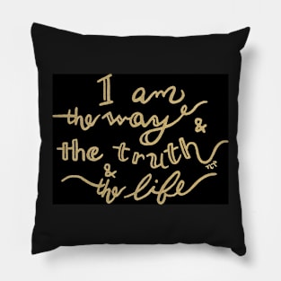 I am the Way - John 14:6 - Square Pillow