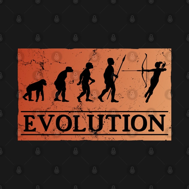 Evolution Archery by NicGrayTees