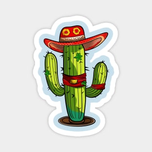 Cowboy Cactus Magnet