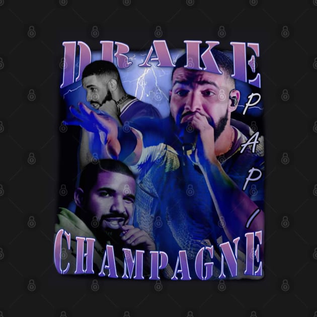 Hip Hop Fanart Champagne Papi Drake by Planet of Tees