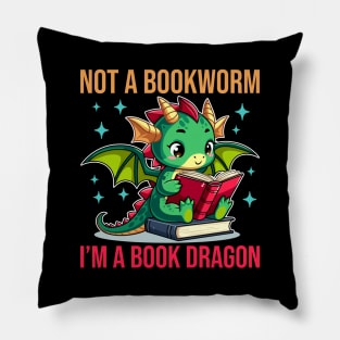 Cute Book Dragon Pillow