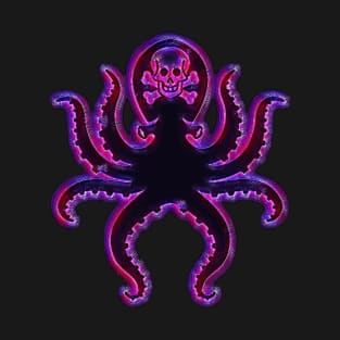 Purple Electric Octopus of Death T-Shirt