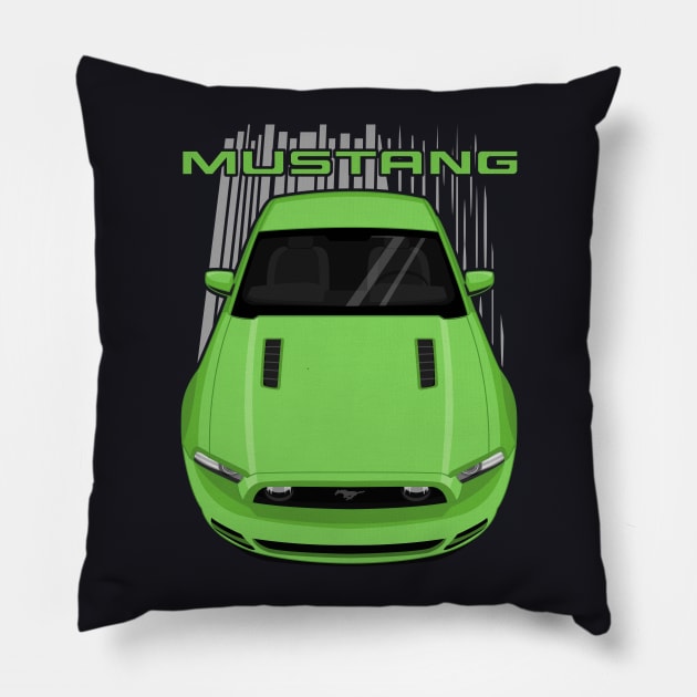 Mustang GT 2013 to 2014 - Green Pillow by V8social