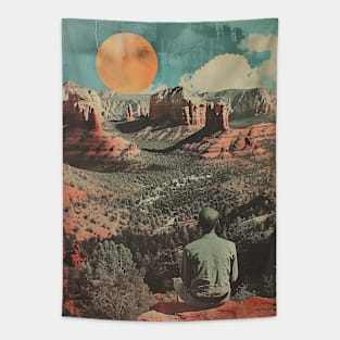 Sedona Serenity: Reflective Meditation in Red Rock Canyons Tapestry