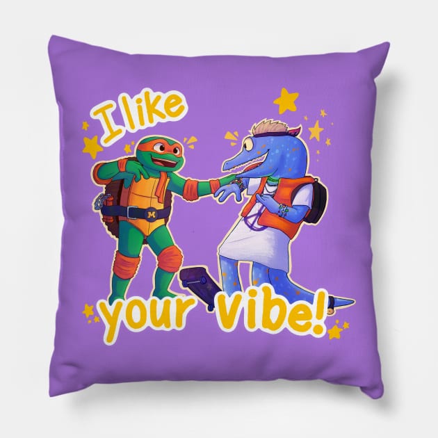 I like your vibe! Pillow by Ava Piglet