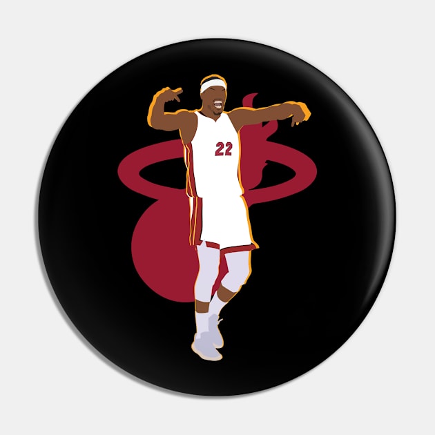 Jimmy Butler 22 M. Heat Collage Pin by Jackshun