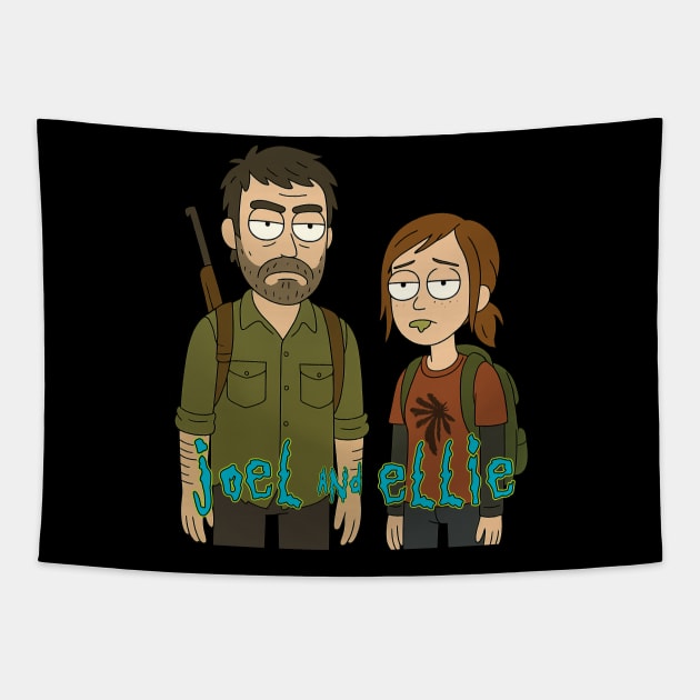 Multiverse Mix: Joel and Ellie Tapestry by Tv Moments