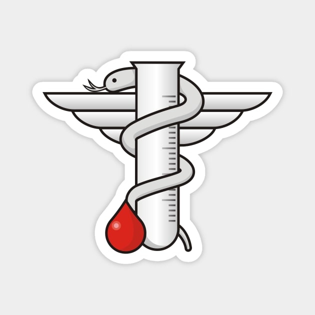Microbiologists Icon Magnet by sifis