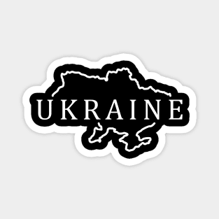 UKRAINE MAP Magnet