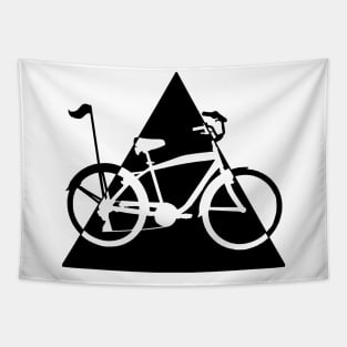 Hipster Triangle Bicycle Tapestry