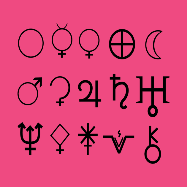 Space Symbols by Bigandsmall