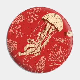 Jellyfish Pin