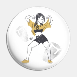 Dancing girl Pin