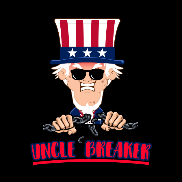 Funny Basketball Player Uncle Breaker Pun by mieeewoArt