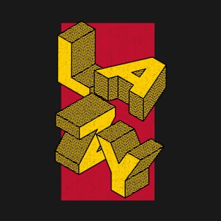 Lazy Minimalist 3d abstract T-Shirt