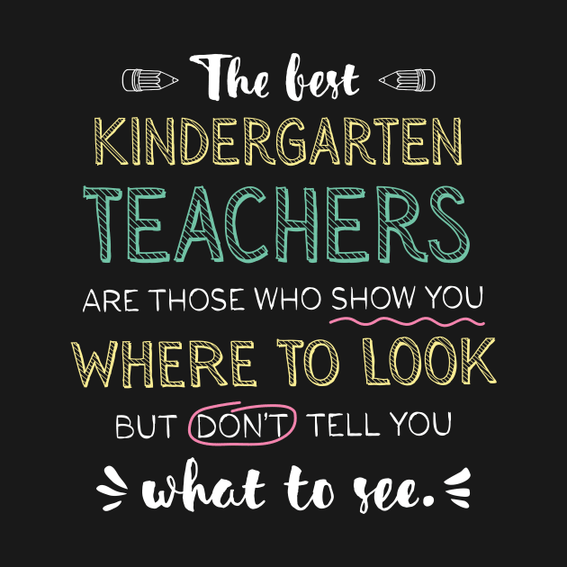 The best Kindergarten Teachers Appreciation Gifts - Quote Show you where to look by BetterManufaktur