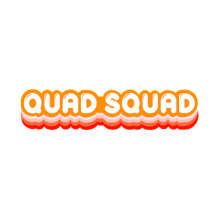 Quad Squad 70s Vibes Skater T-Shirt