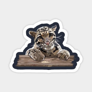 Hazy tiger Magnet