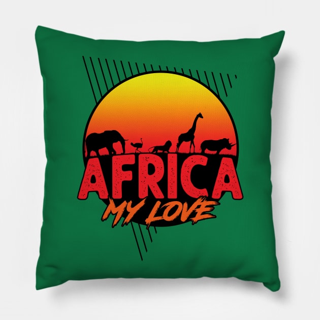 Africa My Love Pillow by slawisa