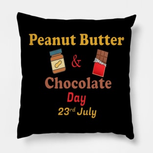 Peanut Butter and Chocolate day 23rd july Pillow