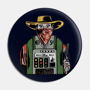 Retro Vintage One Armed Bandit Slot Machine Pin