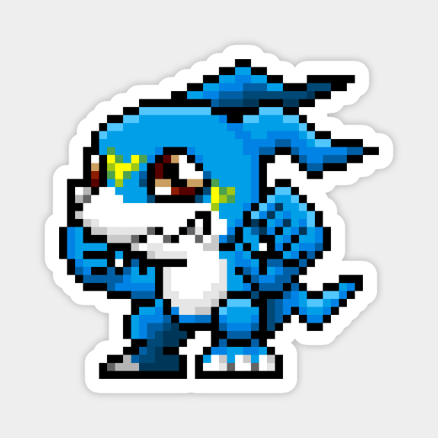 Veemon vb Magnet by Jawes