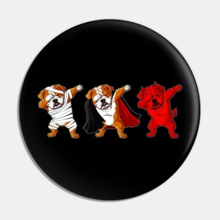 Bulldog Dabing Horror Halloween T-shirt Pin