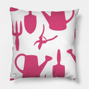 Gardener Pink Pattern Pillow