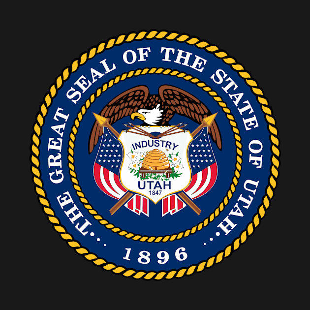 Seal of Utah by Flags of the World