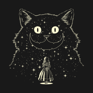 Alice Star Night Cat by Tobe Fonseca T-Shirt