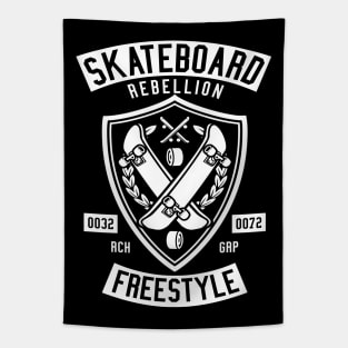 Skateboard Rebellion Tapestry