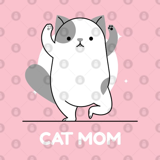 Cat Mom by ZB Designs