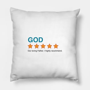 God Review Pillow