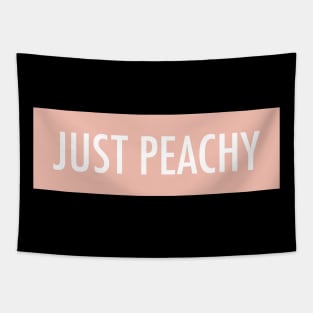 Just Peachy Healthy Vegetarian Diet Tapestry