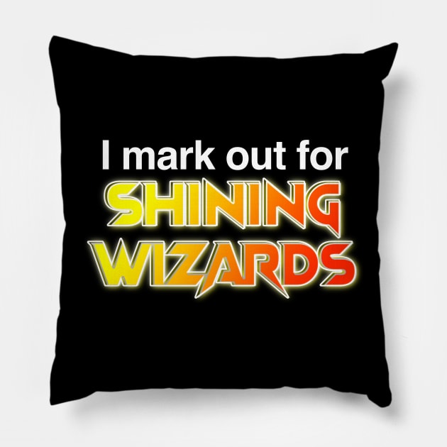 I mark out for shining wizards Pillow by C E Richards