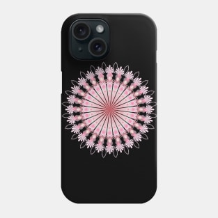 Pink Angel Of Love Mandala Phone Case