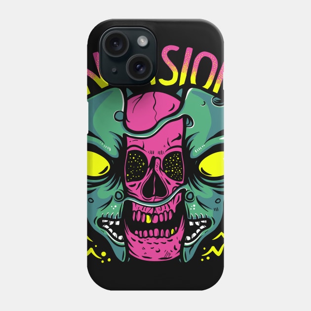 Alien Invasion Phone Case by PlasticGhost