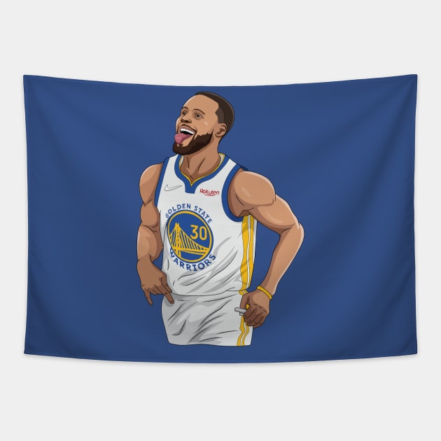 Steph Curry Tapestry by xavierjfong