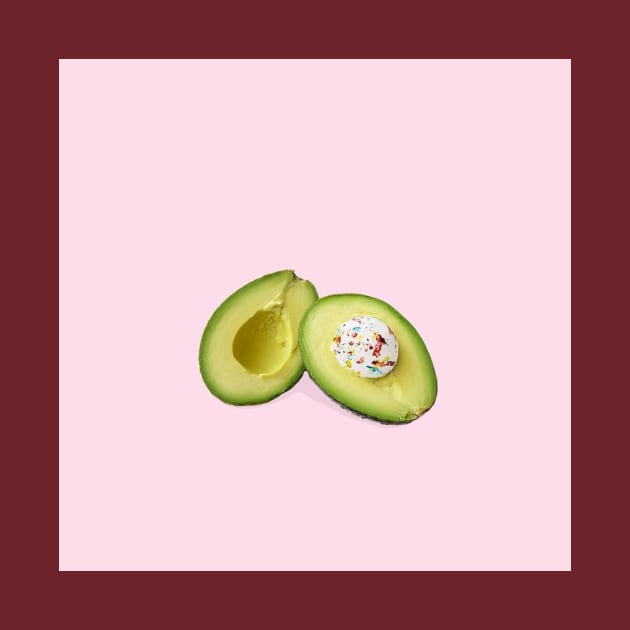 avocado surrealism by Evolution17