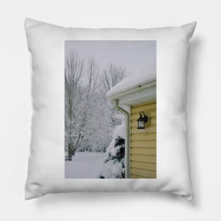 January Snow Pillow