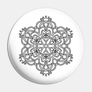 Inspirational MANDALA T-SHIRT MANDALA 077 Pin