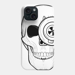 Skull Turbo Line Art Phone Case